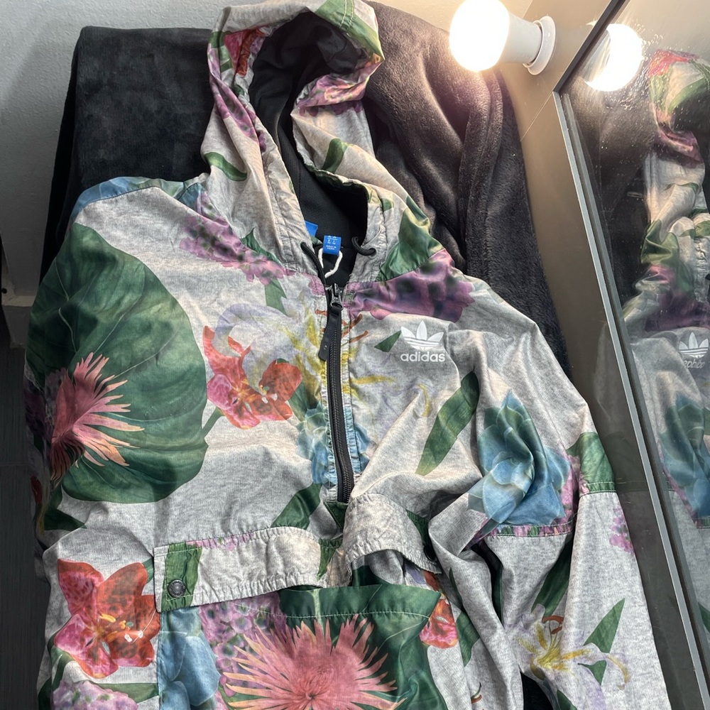 Adidas Multicolor Floral Jacket